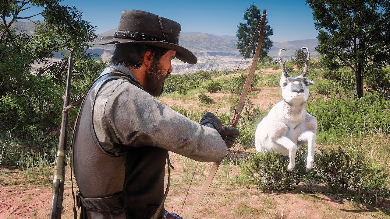 Je zigouille l'Antilope blanche Légendaire - Red Dead Redemption 2 #09 ...