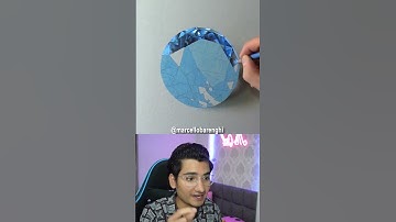 Drawing a Realistic Diamond: Bringing the Brilliance and Beauty of Diamonds  #shorts