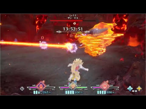 聖剣伝説3リメイクNFノーダメージ撃破：ザン・ビエ（6匹目）　ノーフューチャーモード