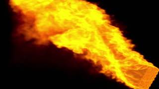 Realistic Fire Background Video Effect