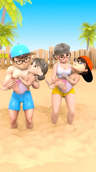 Family Nick & Tani is in quicksand #scaryteacher #short