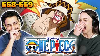 DIAMANTE ENTERS! *ONE PIECE* Episodes 668 & 669 REACTIONS!