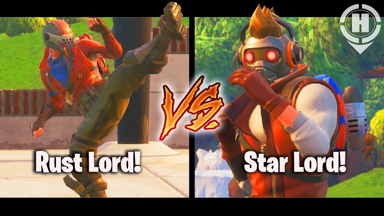 Fortnite Vs Rust Star Lord Vs Rust Lord Dance Off Battle In Fortnite Short Film Fortnite Battle Royale Youtube
