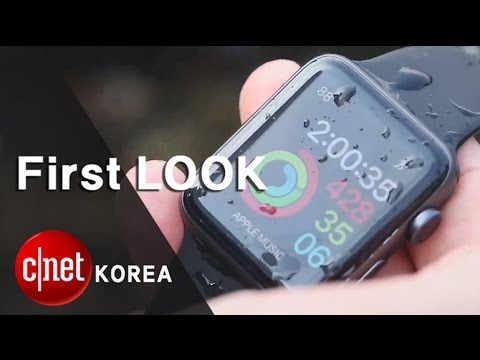 수영할때 새로운 친구, 애플워치 시리즈 2     Apple Watch Series 2 review