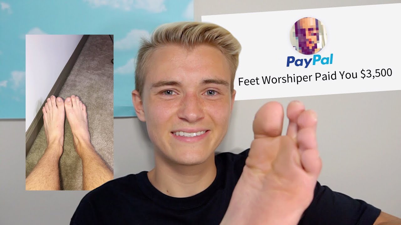 How much can a man sell feet pics for?