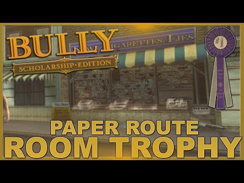 Bully Scholarship Edition All Paper Route Missions Room