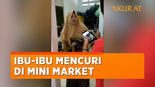Viral Ibu Ibu Tertangkap Mencuri Di Minimarket, Reaksi Pegawai Dikecam Publik