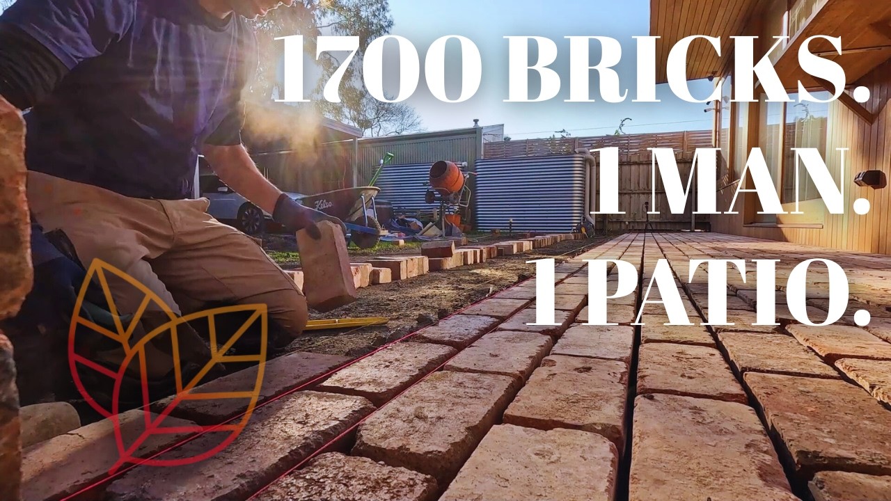 Искусство укладки кирпича: путь одного человека с 1700 кирпичами