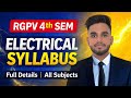 RGPV B.Tech Electrical Engineering (EE ) 4th Semester Syllabus | Road map for Electrical Engg