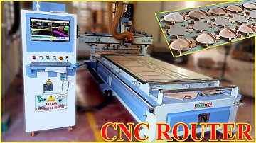 Máy cnc cắt gia công gỗ ván công nghiệp | Cnc router funiture machine