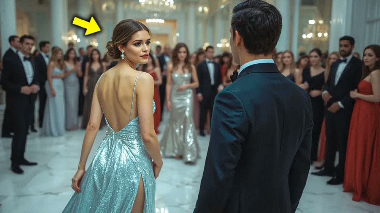 ER LUD SEINE ASSISTENTIN ZUM BALL EIN, UND ALLE LACHTEN… DOCH ALS SIE ERSCHIEN, VERSTUMMTEN SIE