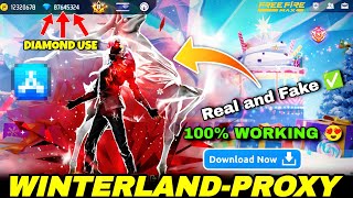 WINTERLAND PROXY SERVER TEST — REAL OR FAKE? OMG! 😱 Full Free Fire MAX Review screenshot 1