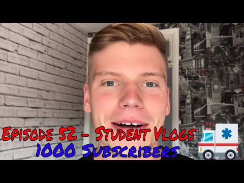 #52 Student Vlogs - University Update - 1000 Subscribers / Student Finance - / Paramedic Science