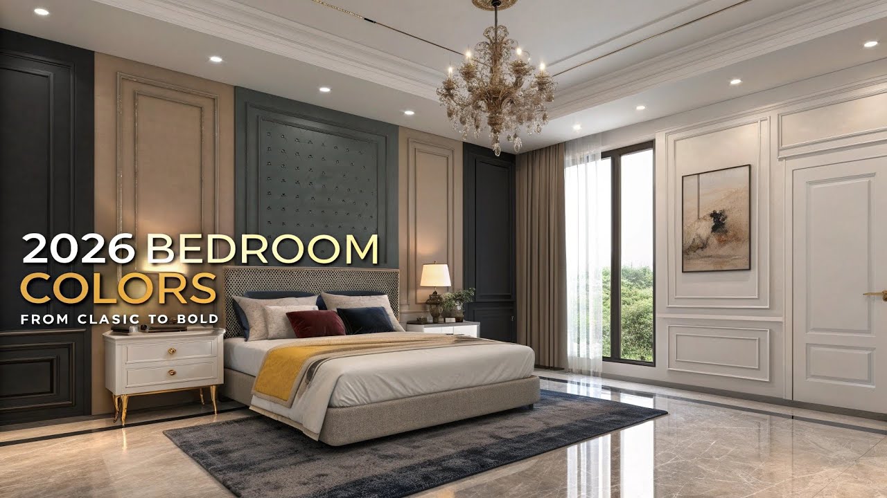 2026 Bedroom Paint Trends: From Classic to Bold | Luxury Color Ideas for Modern Homes