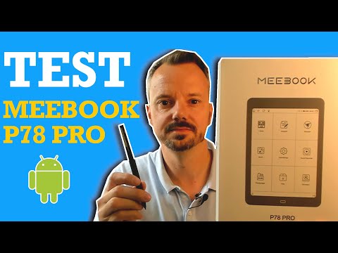 Test de la liseuse Android MEEBOOK P78 PRO