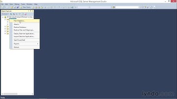 016 Creating the empty SQL Server database