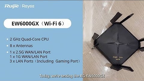 RG-EW6000GX Comparising High Density Test