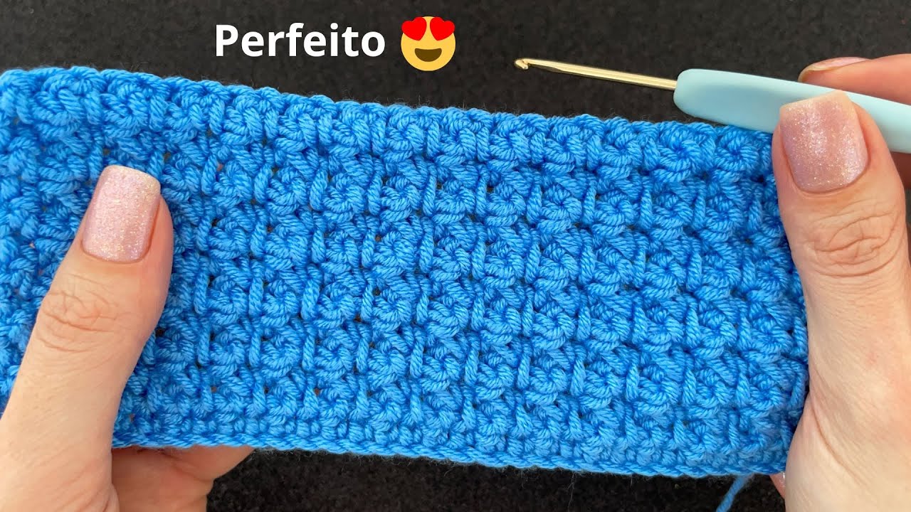 ПОСМОТРИТЕ НА ЭТУ ИДЕАЛЬНУЮ СТРОЧКУ, ВЯЗАННУЮ КРЮЧКОМ ВСЕГО 1 КРУГ