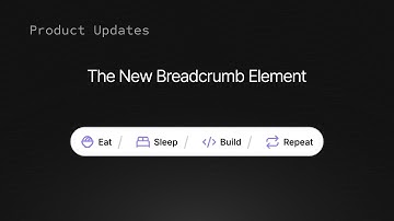 Breadcrumb Element - Released on 11 April, 2025