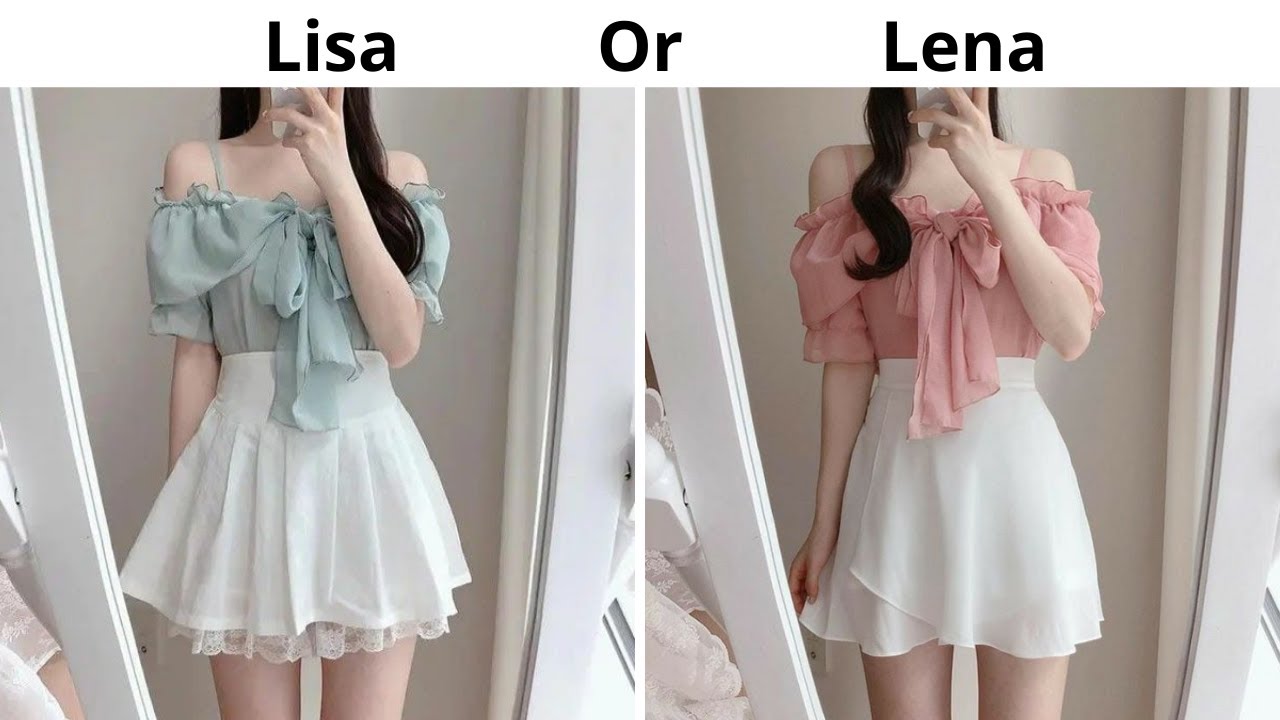 LISA or LENA🌸💕|| Korean outfits, bags and heels✨