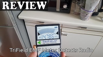 TriField EMF Meter Detects Radio - Demo & Review