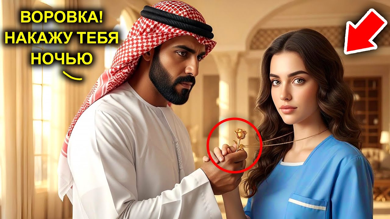 «Ты УКРАЛА кулон моей матери», — сказал ШЕЙХ МИЛЛИОНЕР русской уборщице, не подозревая ПРАВДЫ…