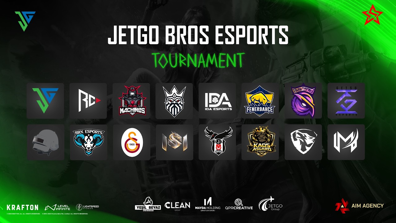 Stars Arena x Jetgo Bros Esports PUBG Mobile Turnuva