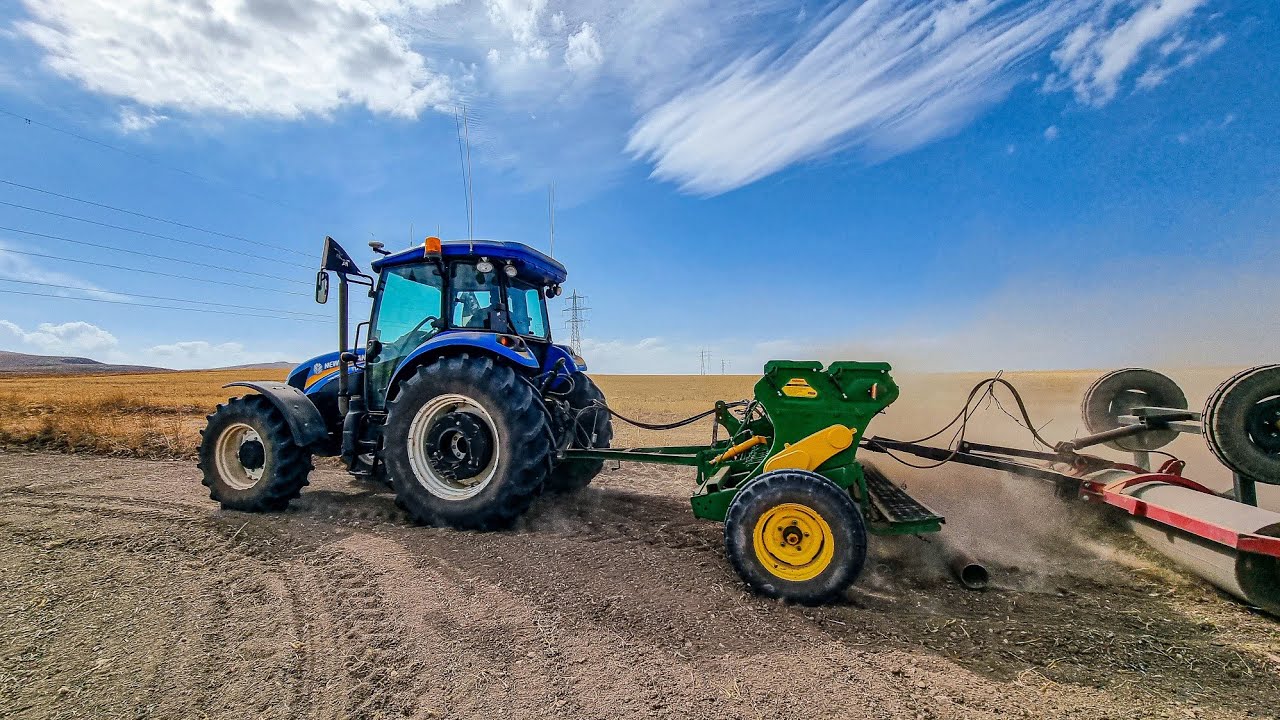 Zor Arazi Şartlarında Uydu Sistemi ile Buğday Ekimi//FjDynamics Autosteer