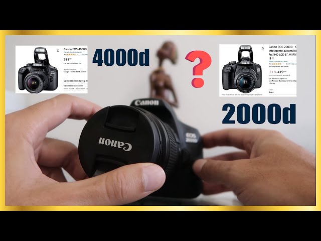 Test: Canon EOS 4000D & 2000D – enkla och billiga