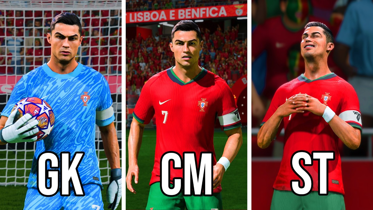 I Used Ronaldo In Every Position