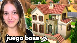 Puedo hacer UNA CASA MEDITERRÁNEA usando SOLAMENTE el JUEGO BASE?  | Construyo SIN PACKS || Marta screenshot 5