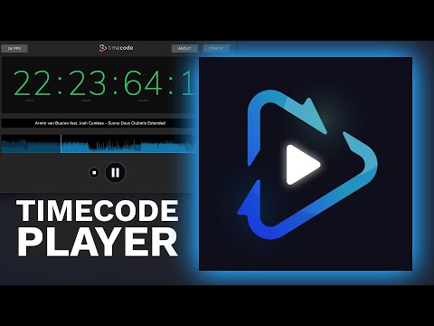 TimeCode Player: play audio in sync with timecode.