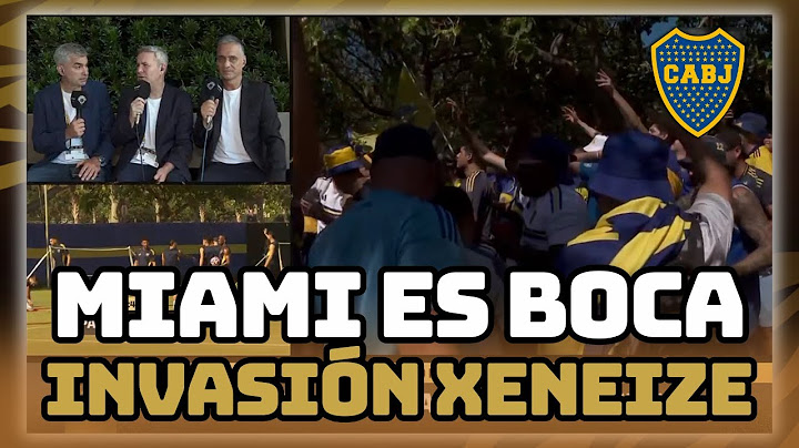 🔵🟡 MADNESS IN MIAMI! Xeneize invasion and flag-waving before Boca's debut