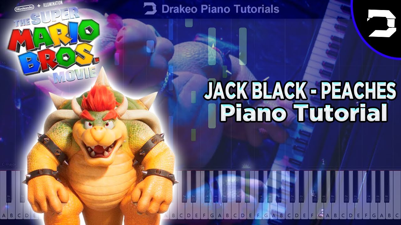 Jack Black - Peaches (from The Super Mario Bros. Movie) sheet