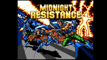 Midnight Resistance (Amiga 50Hz) - Intro / Attract Mode