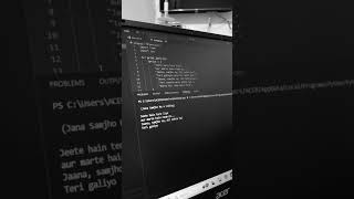 ||Jana Samjho Na x Coding || #programming #coding #python #janasamjhona#youtubeshorts#viral#shorts