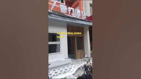 Vertical folding window install#windows #install #modern #popular #luxury #decoration #custom #diy