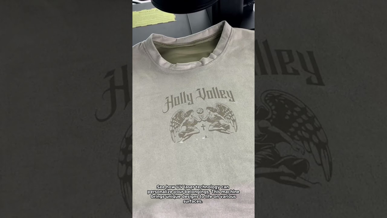 UV Laser Engraver for Fabric, Leather, and More