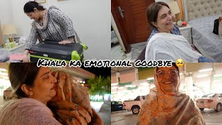 KHALA KA EMOTIONAL GOODBYE  | VLOG 439