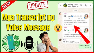✨ Paano Gamitin ang Voice Message Transcripts Feature sa WhatsApp | Gawing Teksto ang Audio nang 🎙️📝