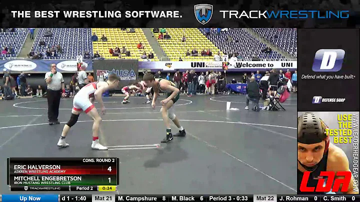 Junior 138 Mitchell Engebretson Iron Mustang Wrest...