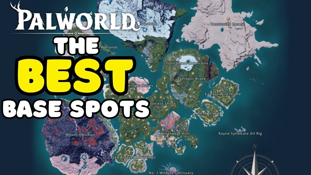 palworld base guide: best locations, pals to use, and... The BEST Palworld Base Spots For Progression! - YouTube
