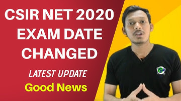 CSIR NET EXAM DATE 2020 CHANGED | LATEST UPDATE | CSIR NET MATHEMATICS | NTA NOTIFICATIONS | epoint