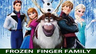 Finger Family Nursery Rhymes Frozen Elsa Kristoff Jackfrost Olaf Anna Finger Family Rhymes