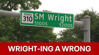 Civil rights icon S.M. Wright's name left off new freeway signs due to 30-year-old mistake