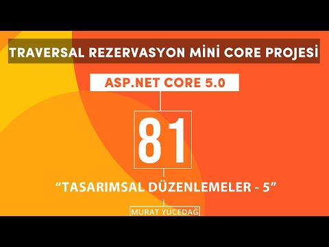 #81 Traversal Rezervasyon Asp.Net Core 5.0 Mini Proje Tasarımsal Düzenlemeler - 5