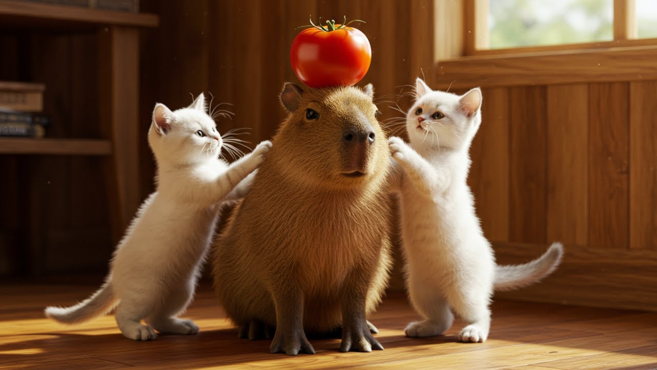 Mom Cat is Away, Border Collie Becomes Super Dad – Lost Kittens, Markets & Ice Pops! 🍉🐾