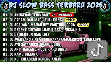 DJ TIKTOK TERBARU 2025 || DJ ANUGERAH TERINDAH|| DJ GARAM DAN MADU FULL SONG