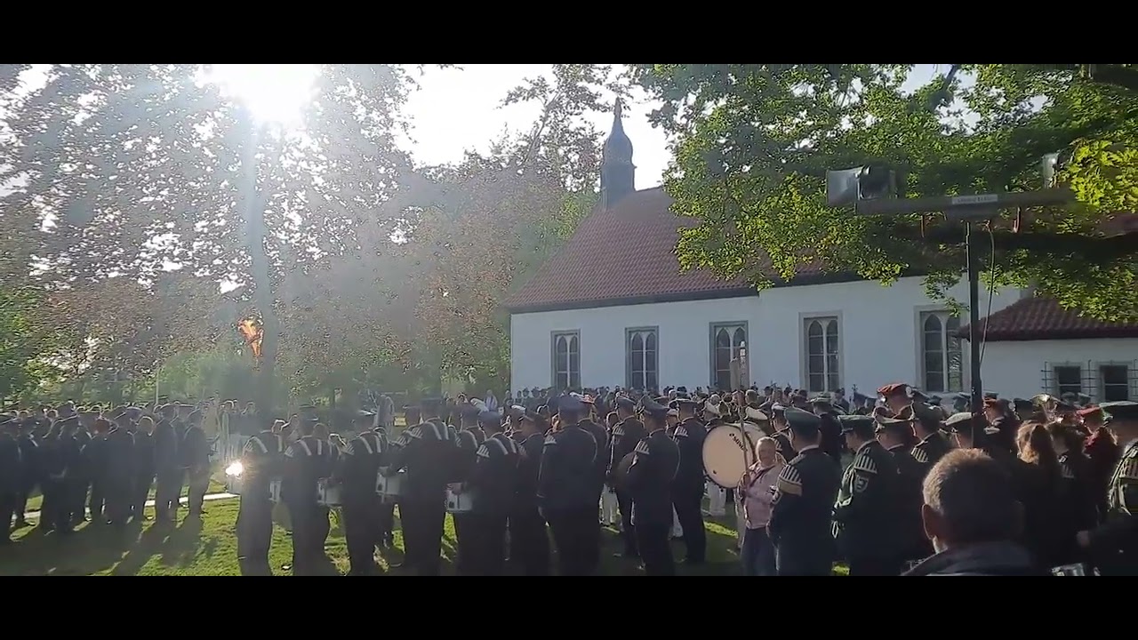 Jubiläum 90 Jahre Spielmannszug Göttingen.  Zusammenspiel aller Vereine. Mittwoch 17.05.2023