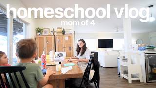 homeschool day in the life ✨ real life homeschooling with 4 kids as a catholic mom
